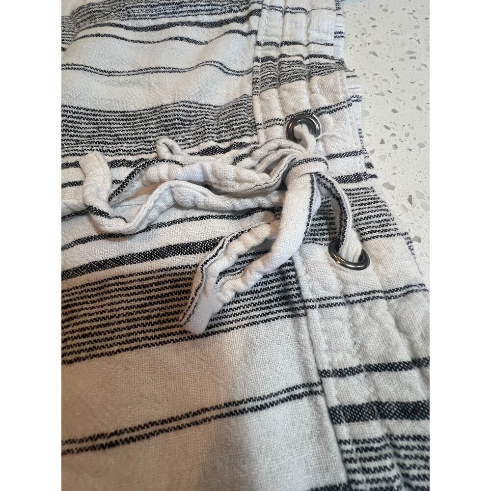 PER SE LINEN BLEND STRIPED CAPRI PANTS WOMENS SIZE 1X - Picture 2 of 7